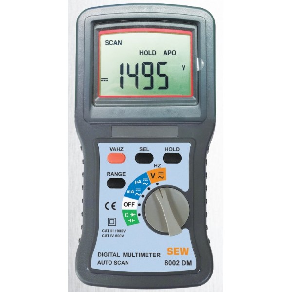 SEW 8002DM & 8002ADM Digital Multimeter 